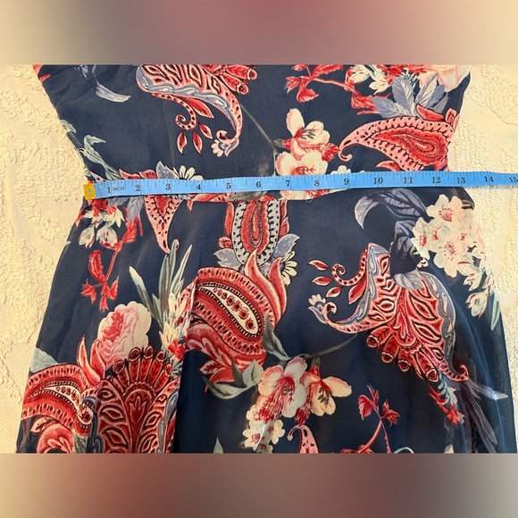 Lulus Floral Navy Maxi Dress - Picture 10 of 11